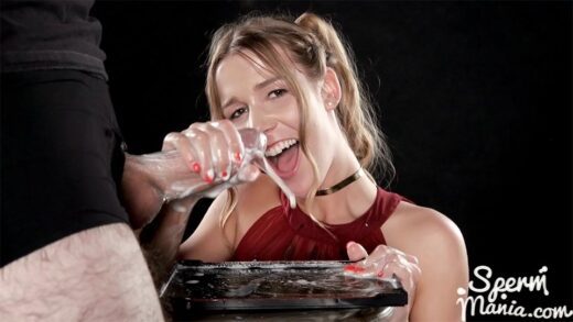 Alexis Crystal Uses A Group of Guys' Cum For One Messy Handjob